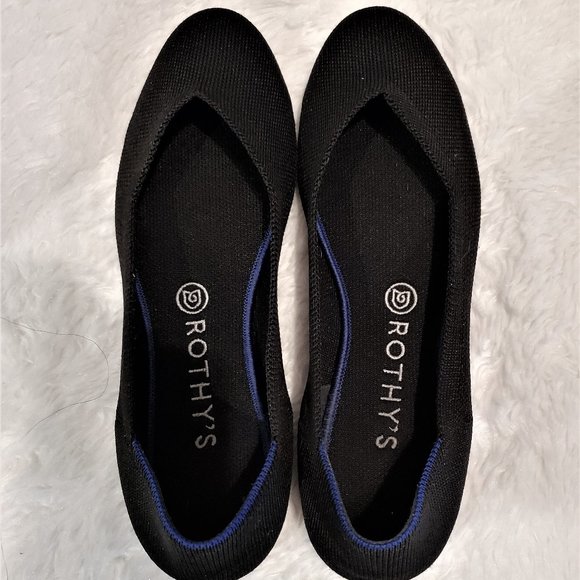 Rothy's Black Round Toe Flat - Picture 2 of 5